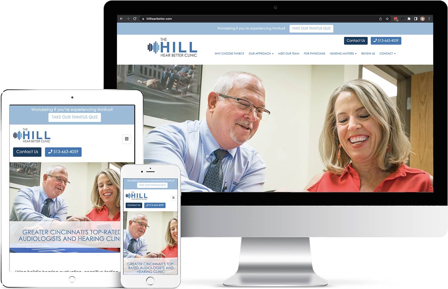 Hill Hear Better Clinic Website